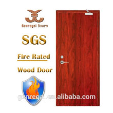 Puerta de madera clasificada fuego de alta calidad BS476 1h / 2h